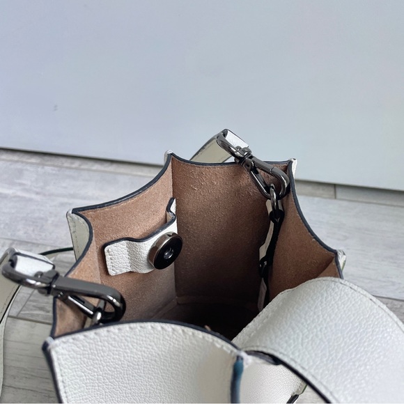 Loeuvre Sac de Lumiere Mini Bucket Bag - White Multicolor - Picture 11 of 12